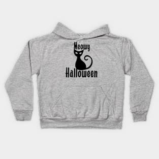 Meowy Halloween Kids Hoodie